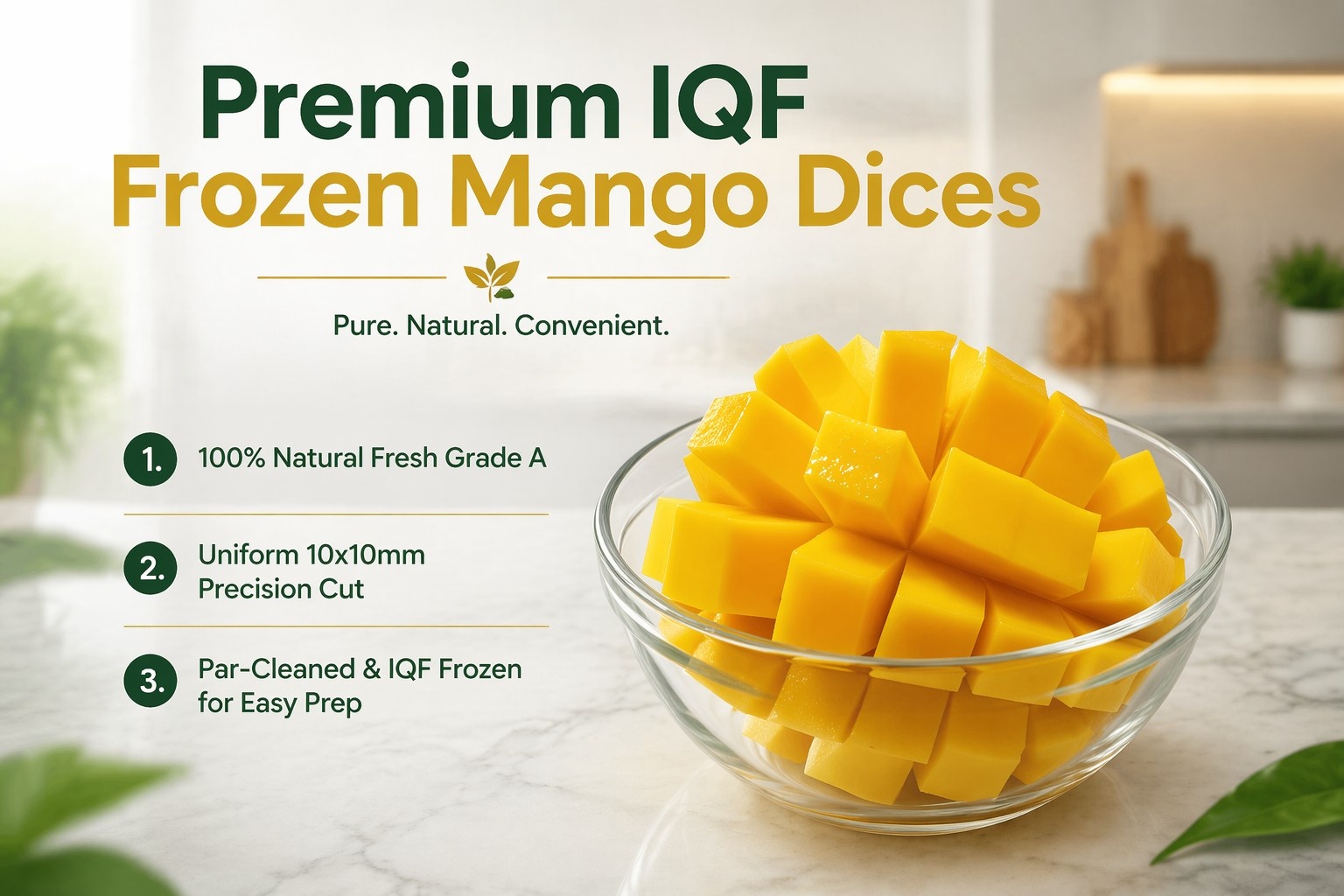Frozen Mango Dices