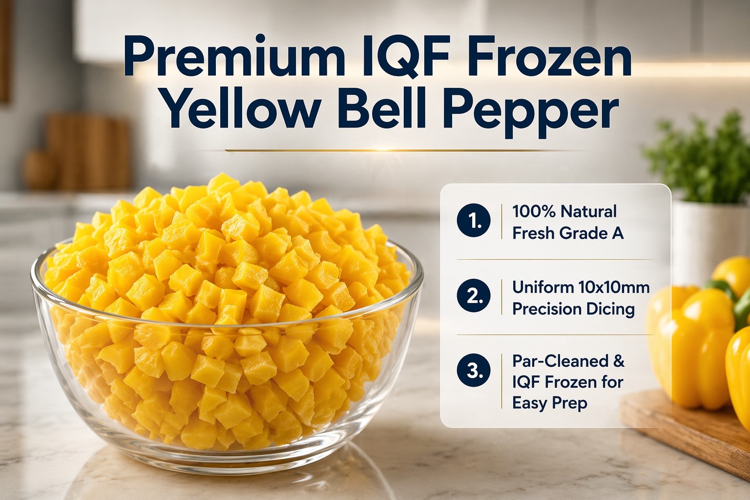Frozen Yellow Bell Pepper - Image 7