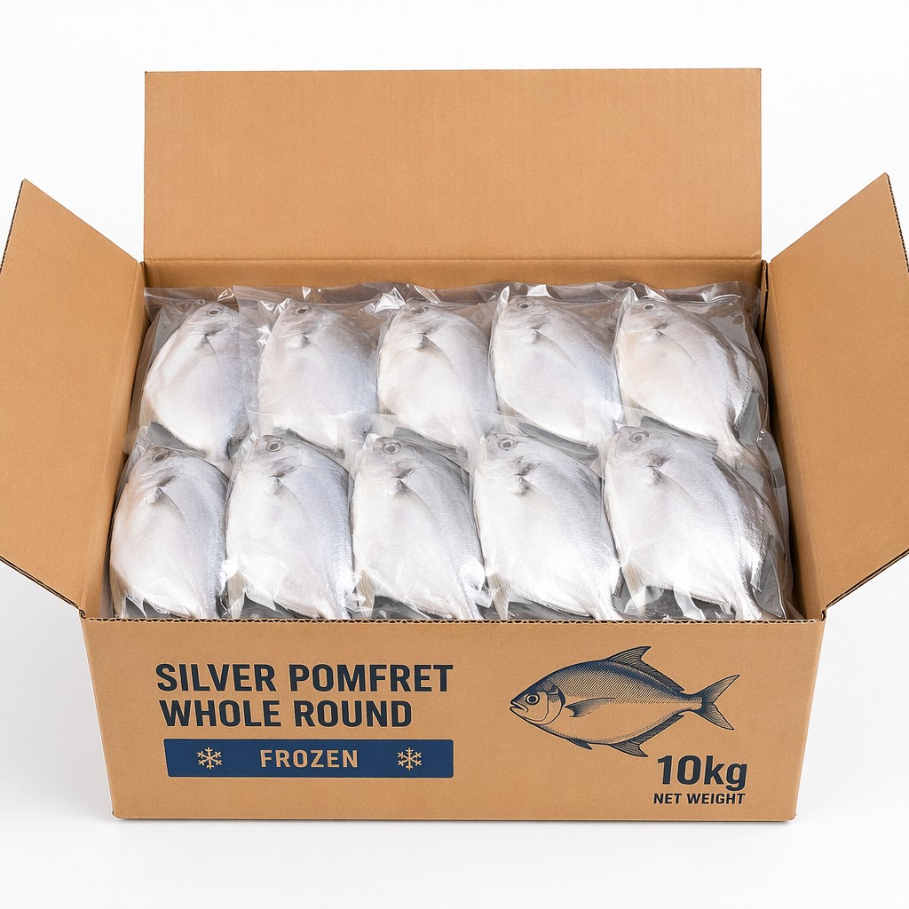 Frozen Silver Pomfret