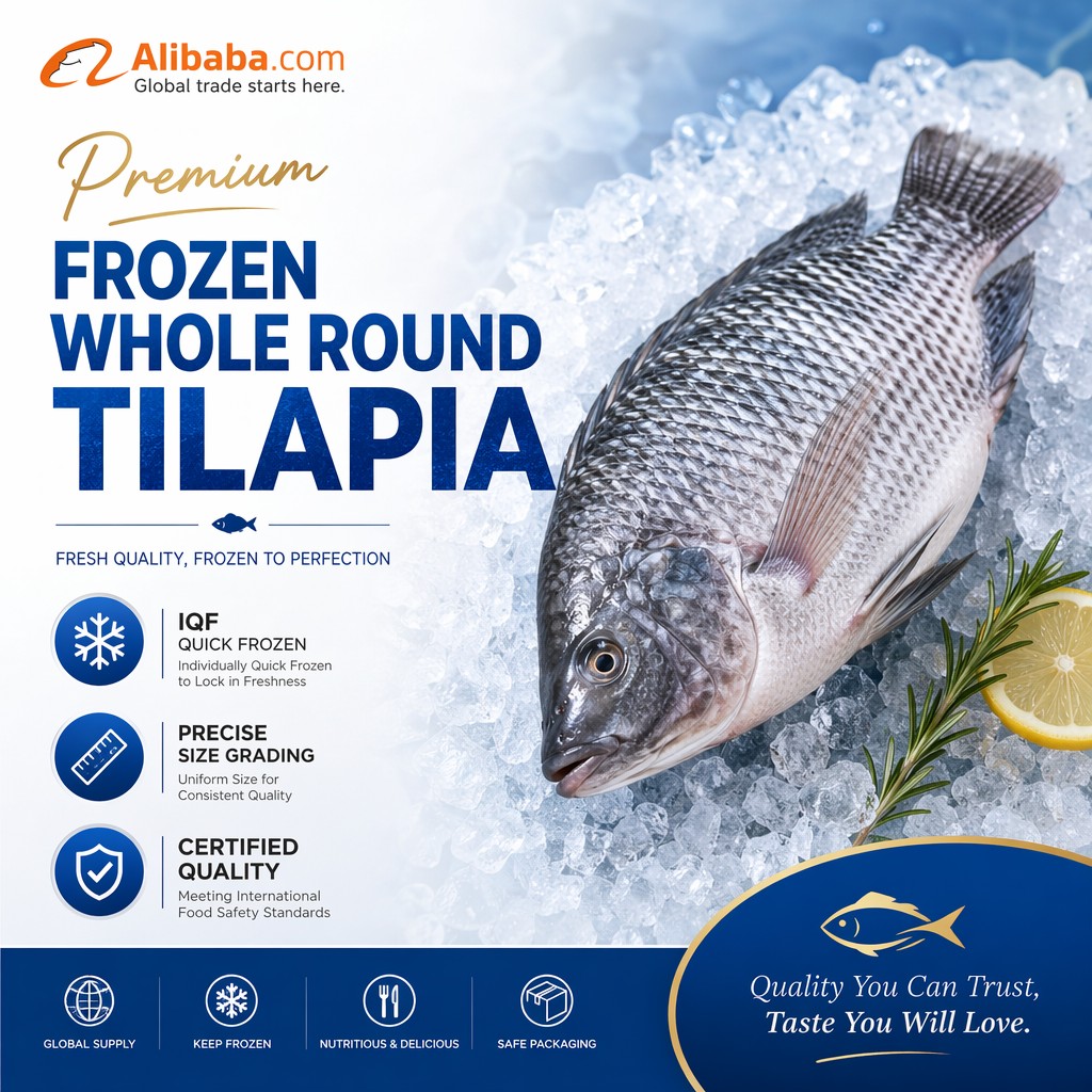 Frozen Whole Round Tilapia - Image 2