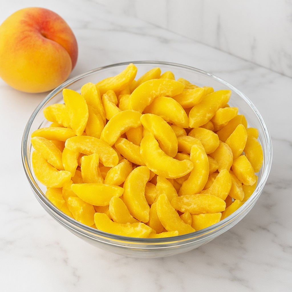 Frozen Yellow Peach